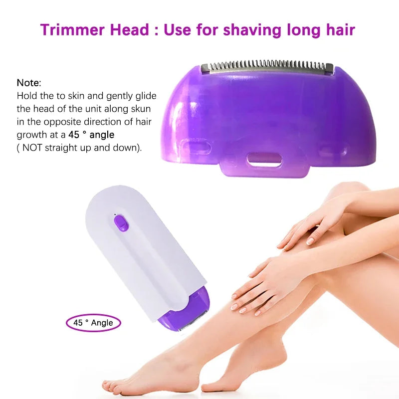 Replaceable Stainless Steel Painless Shaver Trimmer and Microfoil Cutter Head for Touch-Start Lady Electric Hair Trimmer Shaver