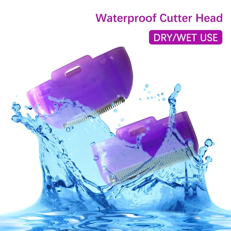 Replaceable Stainless Steel Painless Shaver Trimmer and Microfoil Cutter Head for Touch-Start Lady Electric Hair Trimmer Shaver