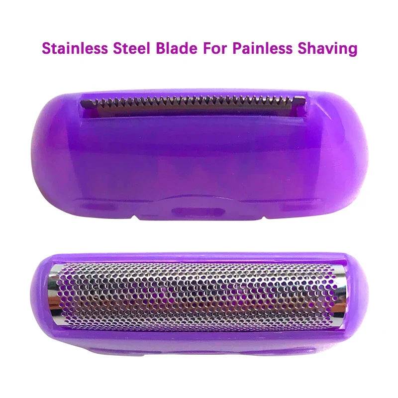 Replaceable Stainless Steel Painless Shaver Trimmer and Microfoil Cutter Head for Touch-Start Lady Electric Hair Trimmer Shaver